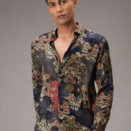 Banana Club Men Classic Floral Opaque Printed Casual Shirt image 1