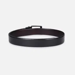 Louis Philippe Black & Brown Leather Reversible Belt image 3