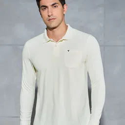 Technosport Men Polo Collar Antimicrobial Slim Fit T-shirt-picture-36