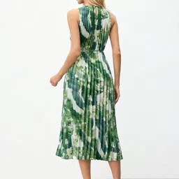 FERY LONDON Floral Printed Knee Length A-Line Dress image 2