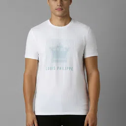 Louis Philippe Sport Men Graphic Printed Round Neck Cotton Slim Fit T-shirt-picture-42