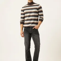 Monte Carlo Striped Turtle Neck Pullover image 4