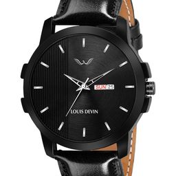 LOUIS DEVIN Men Brass Embellished Dial & Straps Analogue Watch LD-BK080-BLK-picture-32