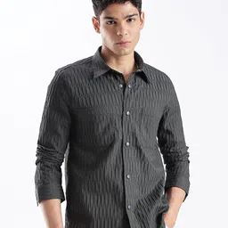 NEVER NEUD Men Regular Slim Fit EBCO Casual Shackets Shirt-picture-14