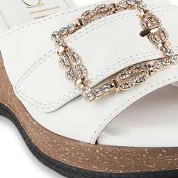 Catwalk Women's White Casual Wedges image 4