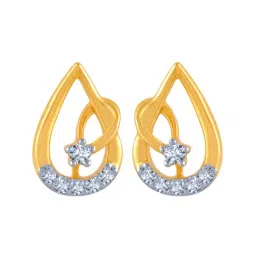 P.C. Chandra Jewellers 18 kt Gold & Diamond Earrings-picture-20