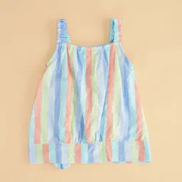 Pantaloons Baby Multicolor Cotton Striped Top image 4