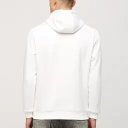 Pepe Jeans White Regular Fit Printed Hooded Sweatshirt image 2