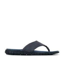 khadim Softouch by Khadims Men's Navy Thong Sandals image 2