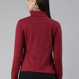 Kryptic Maroon Cotton Regular Fit T-Shirt (Pack Of 2) image 2