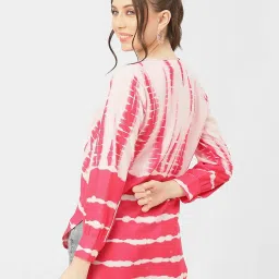 Moomaya Pink Printed Shirt image 2