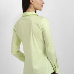 Allen Solly Green Regular Fit Top image 2