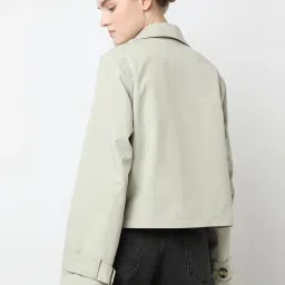 Vero Moda Beige Polyester Regular Fit Jackets image 2