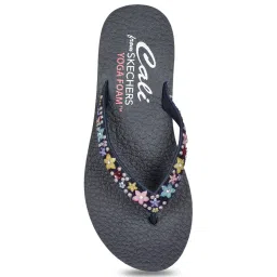 Skechers Women's MEDITATION Navy Casual Flip Flops image 4