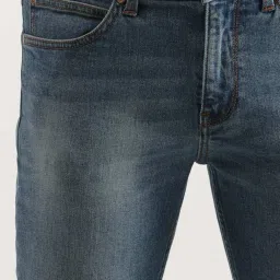 Lee Light Blue Cotton Slim Fit Jeans image 4