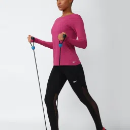 Reebok Pink Regular Fit T-Shirt image 4