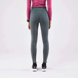 Kiprun by Decathlon Grey Plain Running Tights image 2