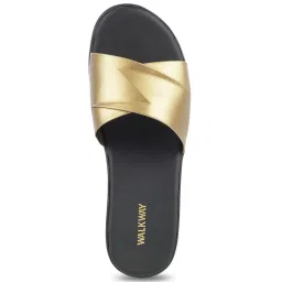 Walkway Women's Golden Casual Wedges image 3