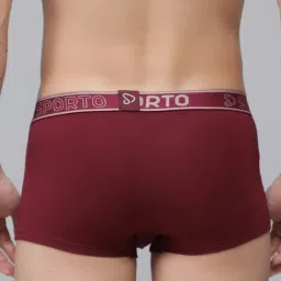 Sporto Multi Cotton Regular fit Solid Trunk (Pack of 3) image 2