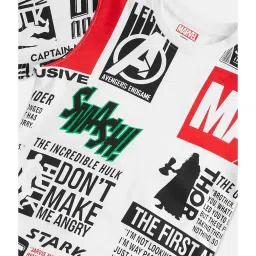 Pantaloons Junior White Printed T-Shirt with Shorts image 4