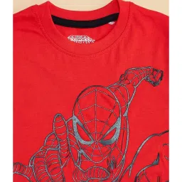 Pantaloons Junior Red Printed T-Shirt with Shorts image 4