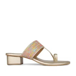 Inc.5 Women's Gold Toe Ring Sandals image 2