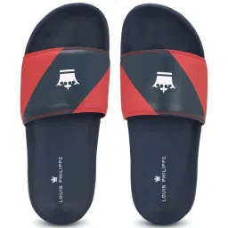 Louis Philippe Men's Navy Slides image 3
