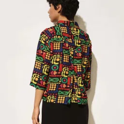 Only Multicolored Printed Shirt image 2