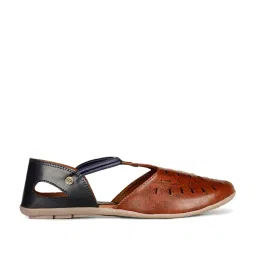 Bata Women's FELICE E Brown Ankle Strap Sandals image 2