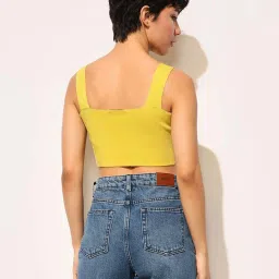 Only Yellow Solid Top image 2