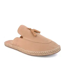 Styli Men's Beige Mule Shoes image 2