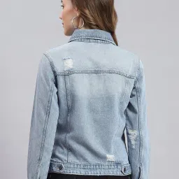 Monte Carlo Light Blue Regular Fit Jacket image 2