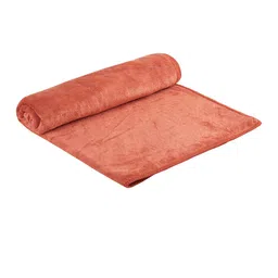 Black gold Premium 4 Pcs Orange-Colored 400 GSM Microfiber Quick Dry Bath Towels image 5
