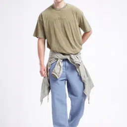 SZN Men Classic Relaxed Fit Mid-Rise Light Fade Stretchable Denim Jeans image 2