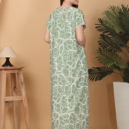 Sweet Dreams Green Printed Gown image 2