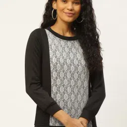 Belle Fille Black Lace Sweatshirt-picture-33