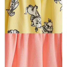 Pantaloons Baby Yellow & Coral Printed Dress (Pack Of 2) image 4