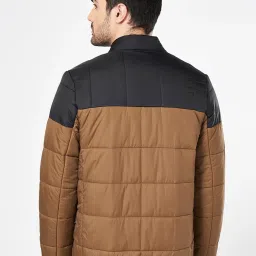 Byford By Pantaloons Brown Regular Fit Quilted Jacket image 2