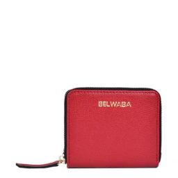 BELWABA Red Solid Zip Around Wallet for Women-picture-27