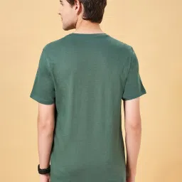 Ajile by Pantaloons Sage Cotton Slim Fit Printed T-Shirt image 2