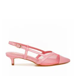 London Rag Women's Pink Back Strap Sandals image 2