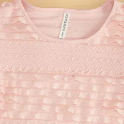 Pantaloons Junior Pink Regular Fit Top image 2