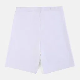 TWIN BIRDS Kids White & Grey Solid Shorts (Pack Of 3) image 2