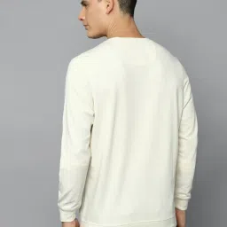 Louis Philippe Light Beige Regular Fit Printed Sweatshirt image 2