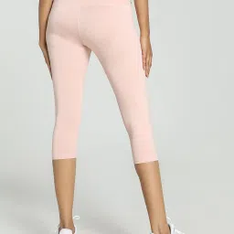 Puma Pink Textured Pattern Sports Capris image 2