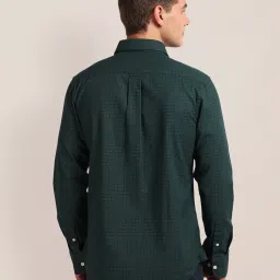 U.S. Polo Assn. Green Regular Fit Printed Shirt image 2