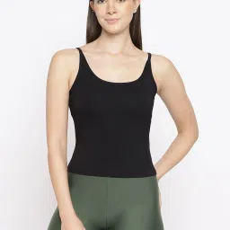 La Intimo Cream, Cream, Black Timeless Style Camisole (Pack of 3) image 2