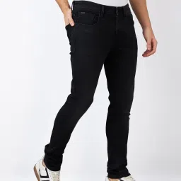 Spykar Men Slim Fit Low Rise Cotton Casual Jeans image 2