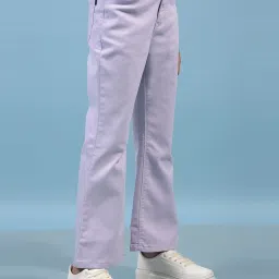 Crimsoune Club Girls Purple Bootcut Fit Jeans image 4