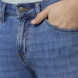 celio celio* Blue Slim Fit Lightly Washed Jeans image 4